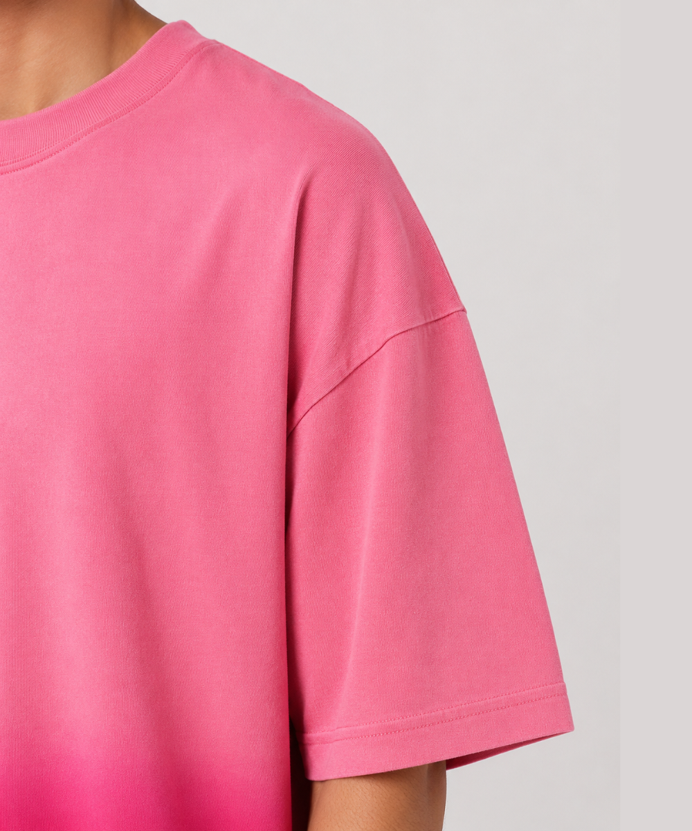 Pink Ombre Oversized T-shirt — Boxy Fit