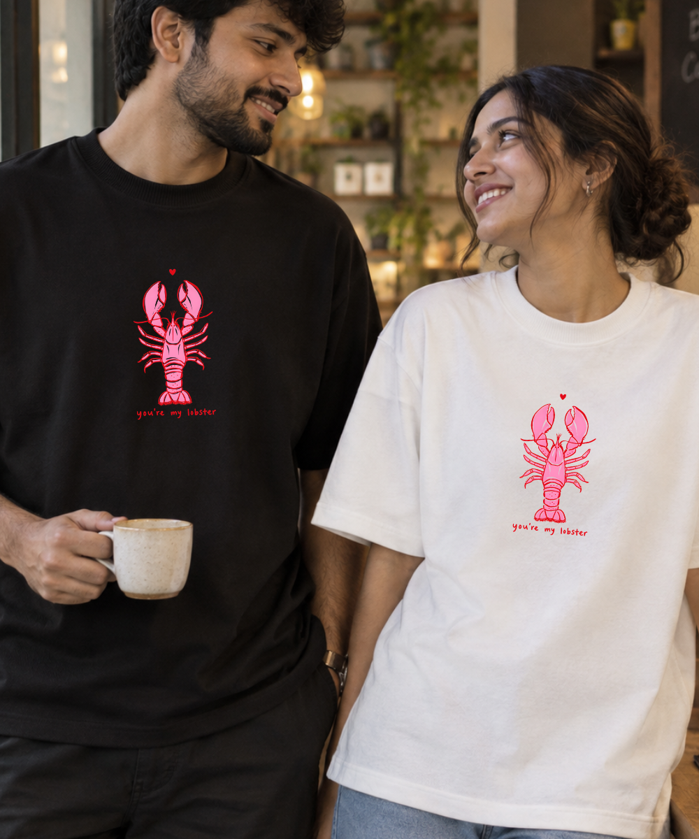 You're My Lobster – Couple Oversized Fit T-shirts (Set of 2)
