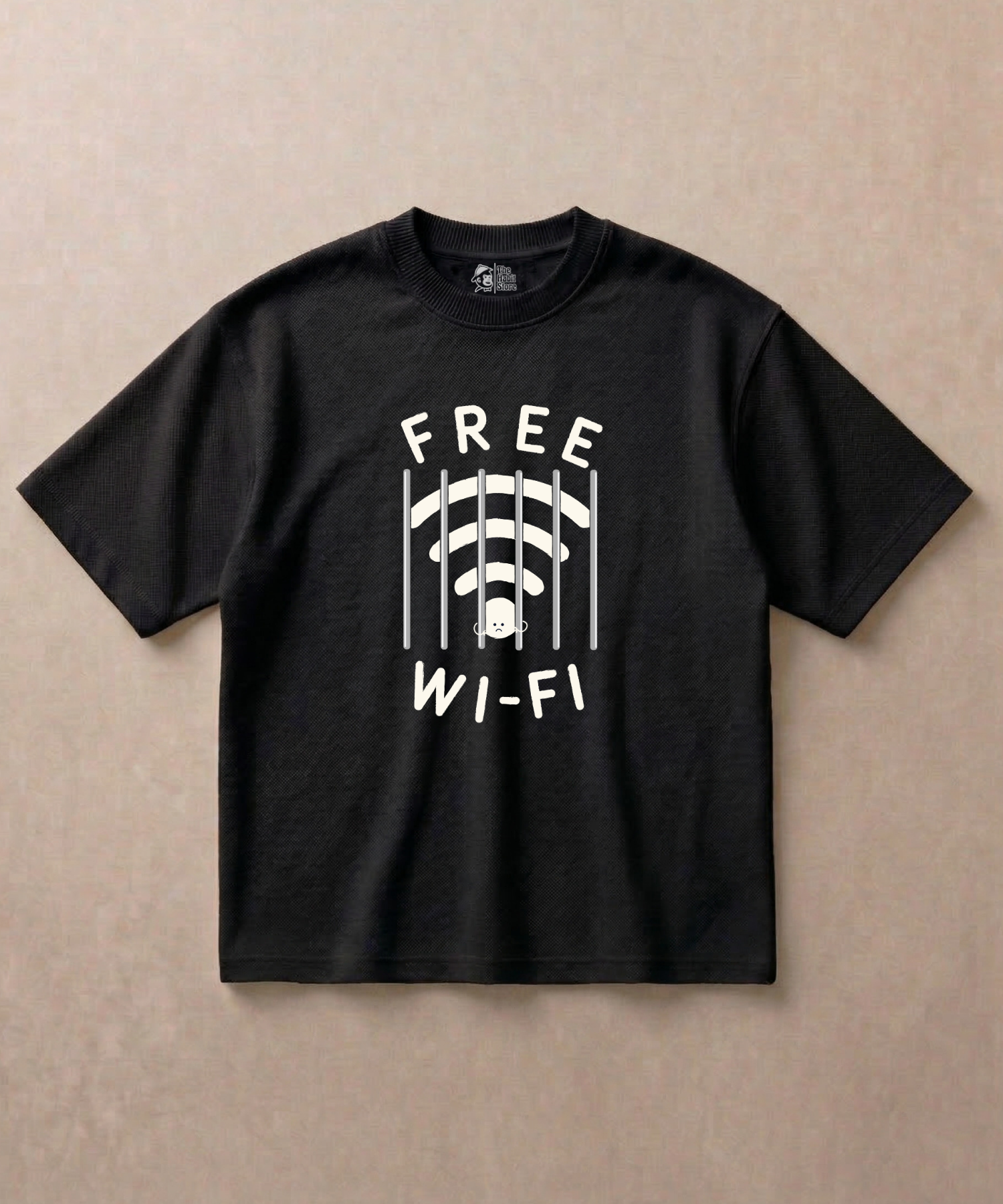 Free Wifi - Premium French Terry Oversized T-shirt