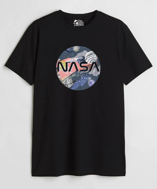 NASA Unisex Round Neck Half Sleeve T-shirt