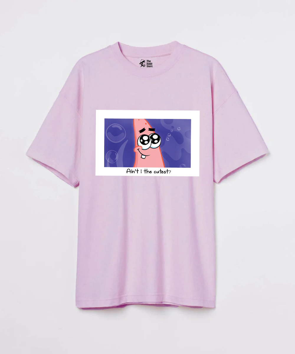 Ain't I The Cutest 240 GSM Unisex Oversized T-shirt