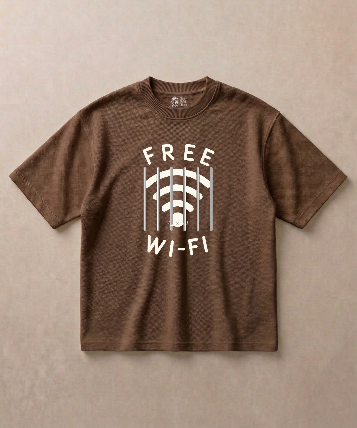 Free Wifi - Premium French Terry Oversized T-shirt
