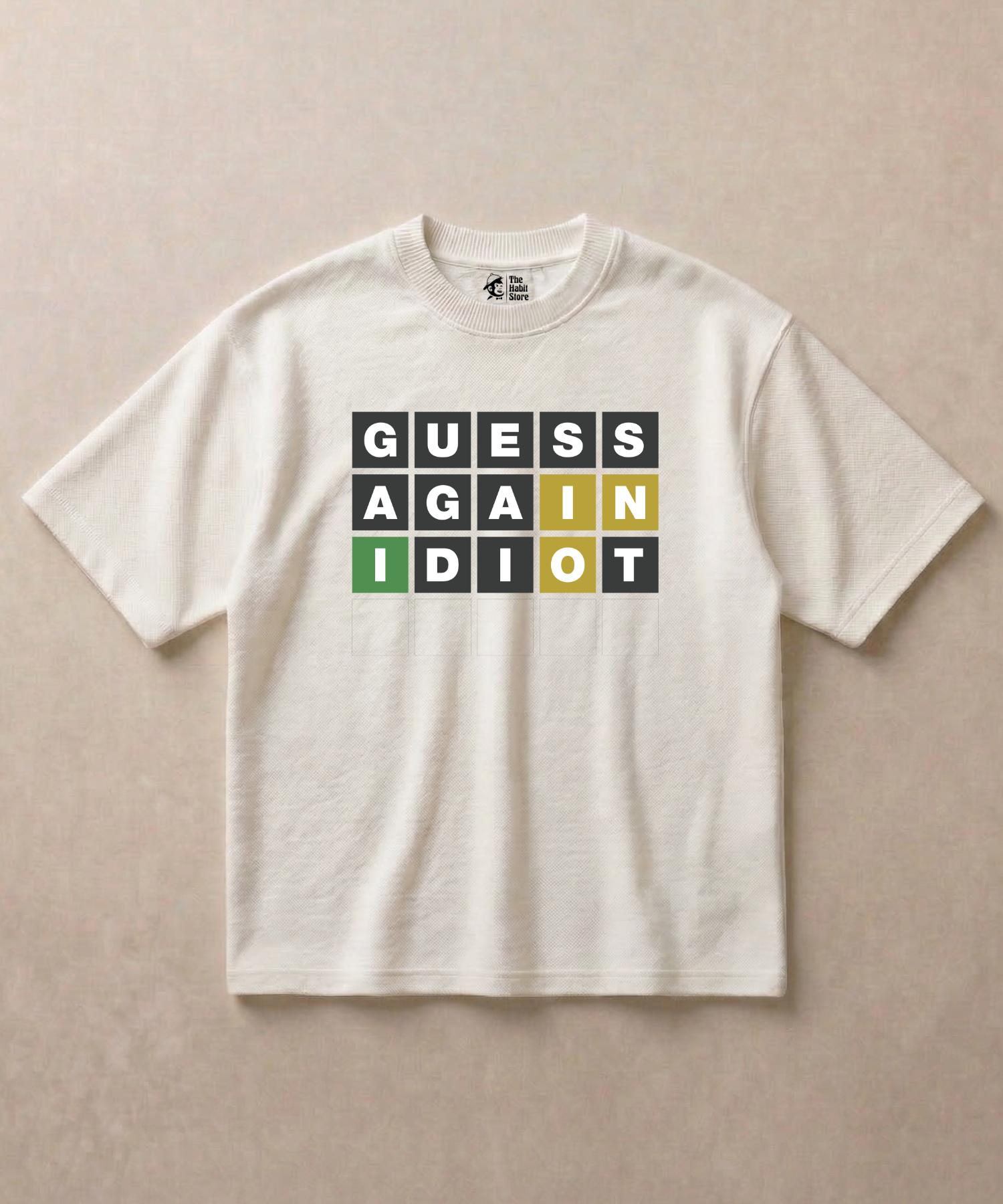 Guess Again - Premium French Terry Oversized T-shirt