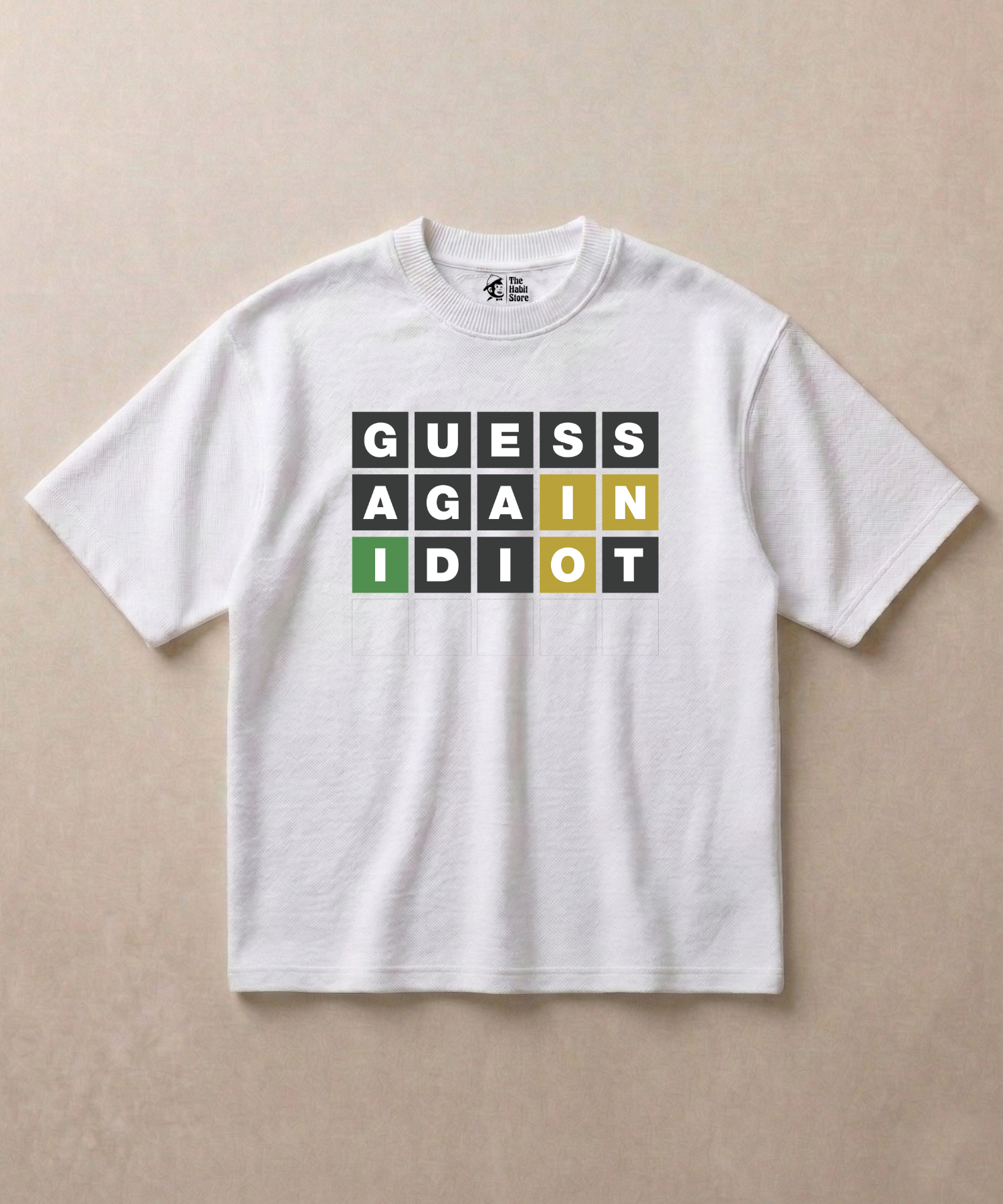 Guess Again - Premium French Terry Oversized T-shirt