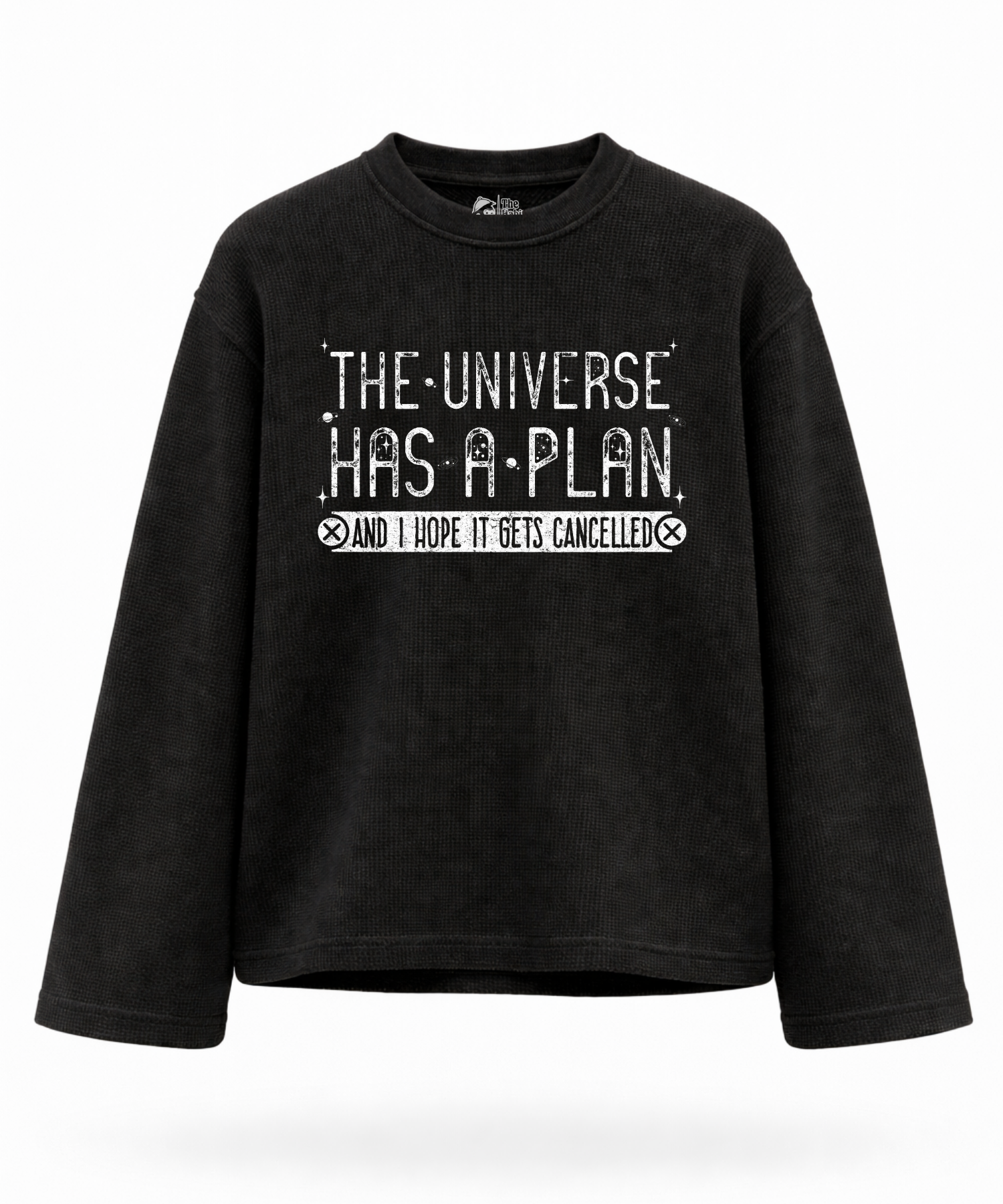 The Big Picture - Waffle Knit Oversized Full Sleeve