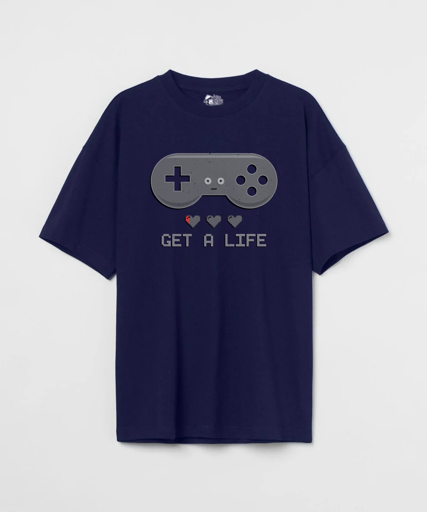 Get A Life 240 GSM Unisex Oversized T-shirt