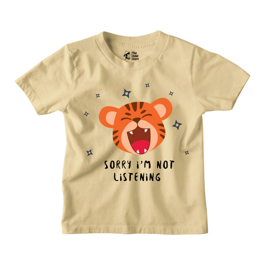 Sorry I'm Not Listening Kids T-Shirts for Nonstop Smiles!