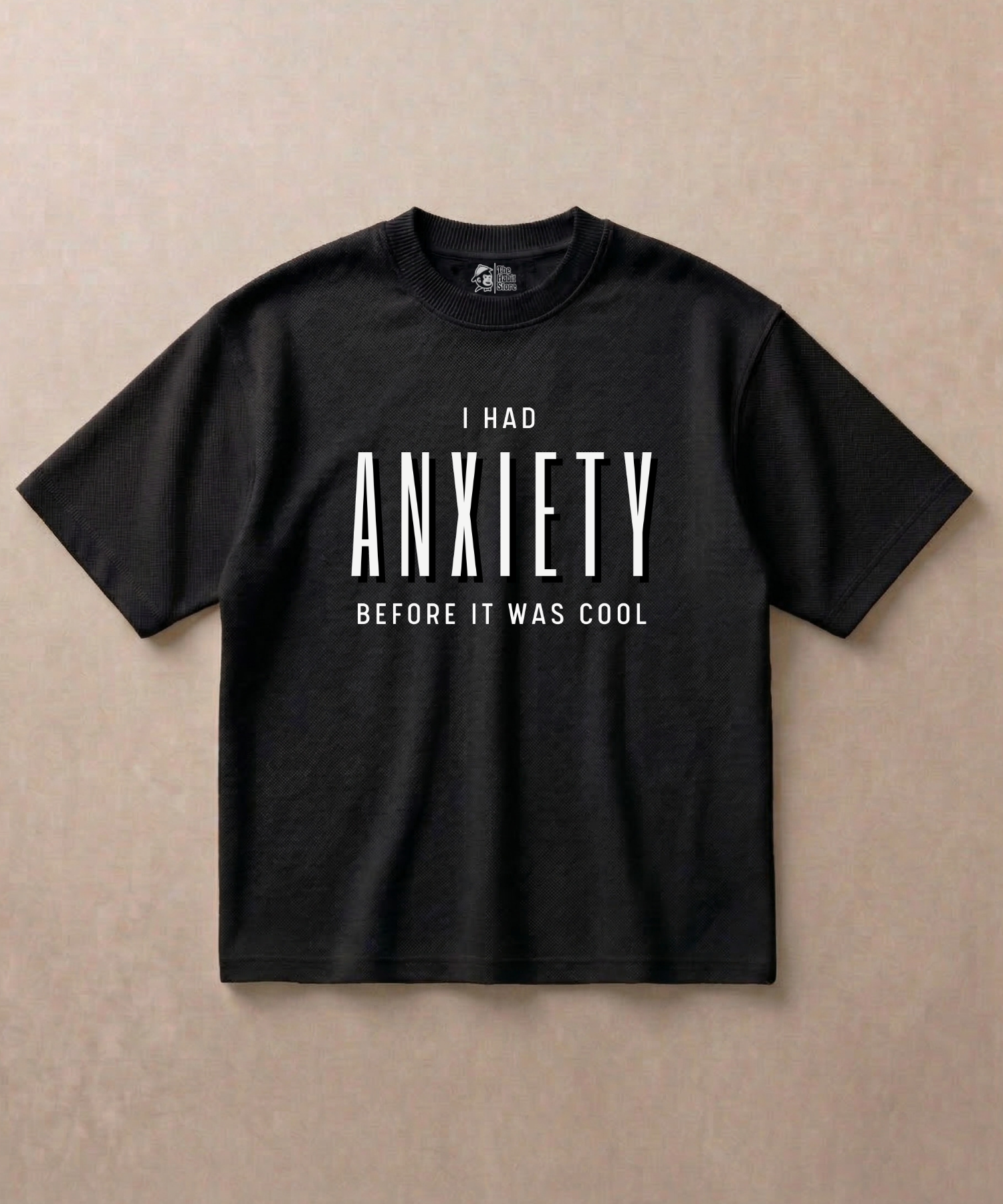 Anxiety - Premium French Terry Oversized T-shirt