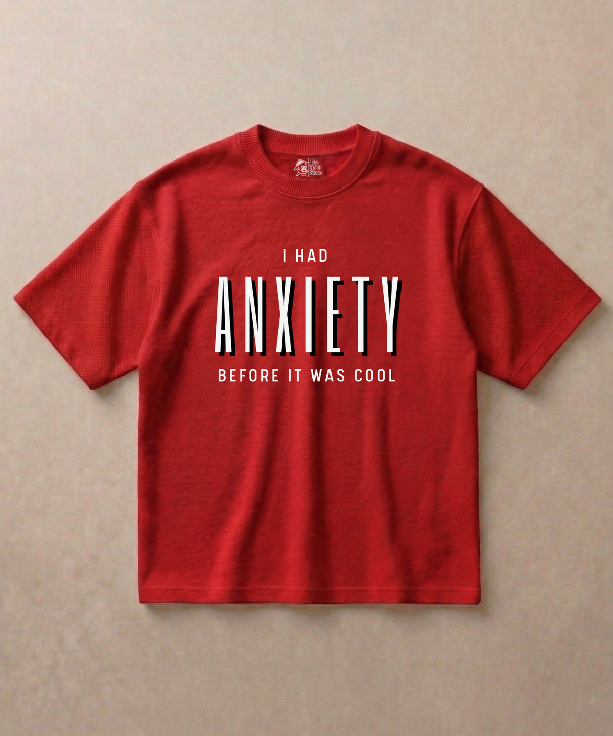 Anxiety - Premium French Terry Oversized T-shirt