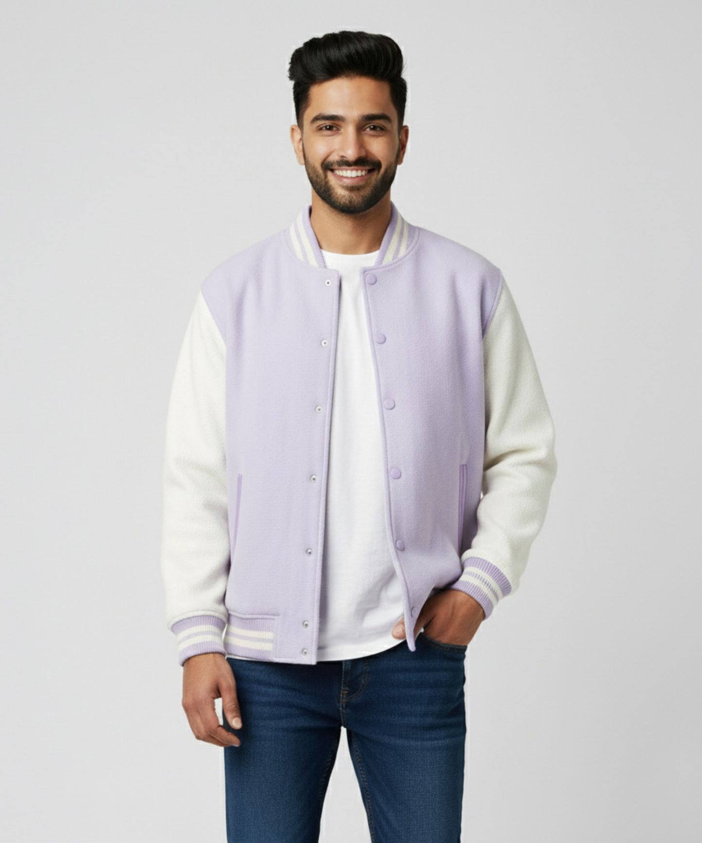 Classic Varsity Jacket | Unisex, Premium Fit - 6 Winter-Ready Colours (300 GSM)