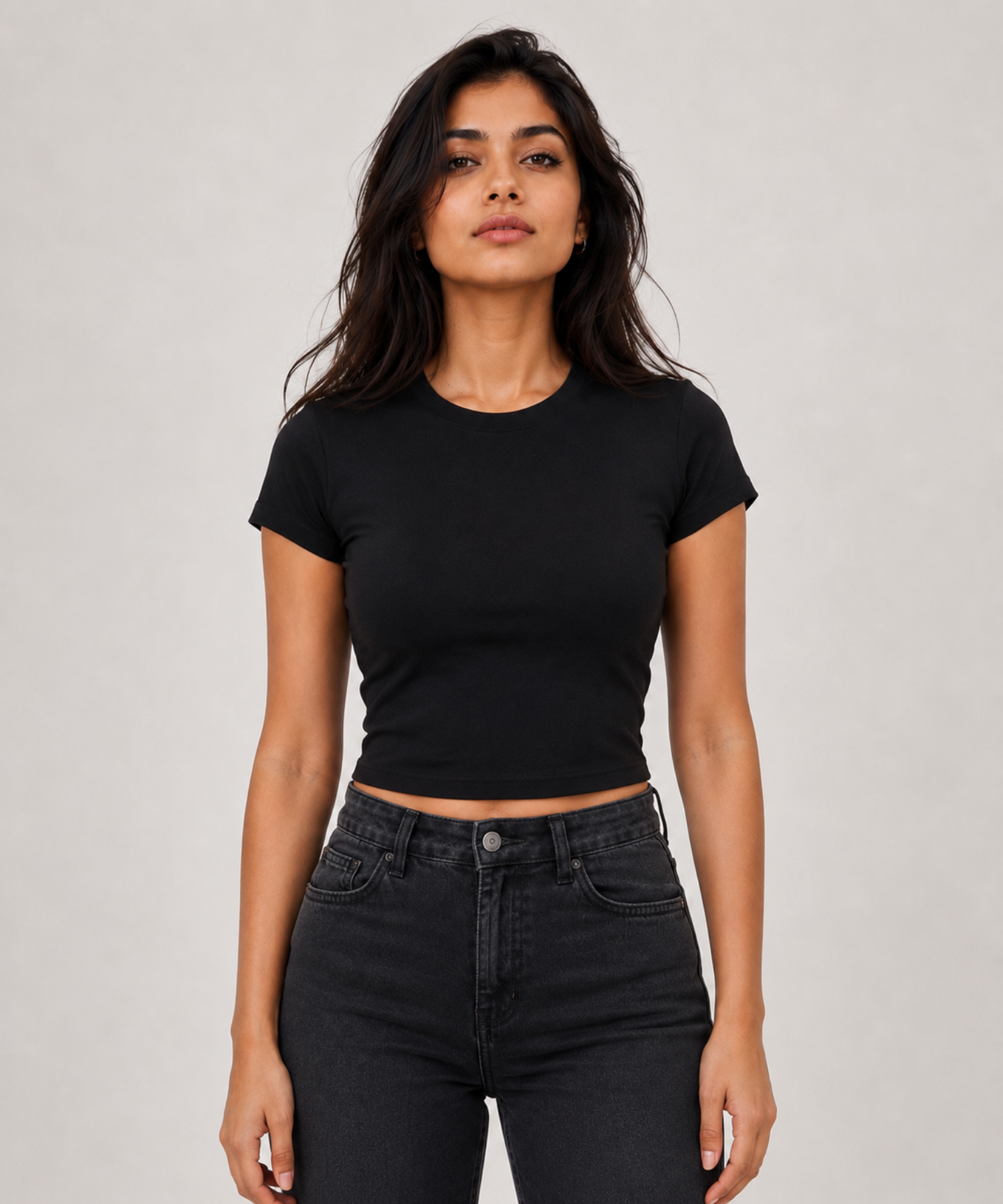 Baby Tee Fitted Crop
