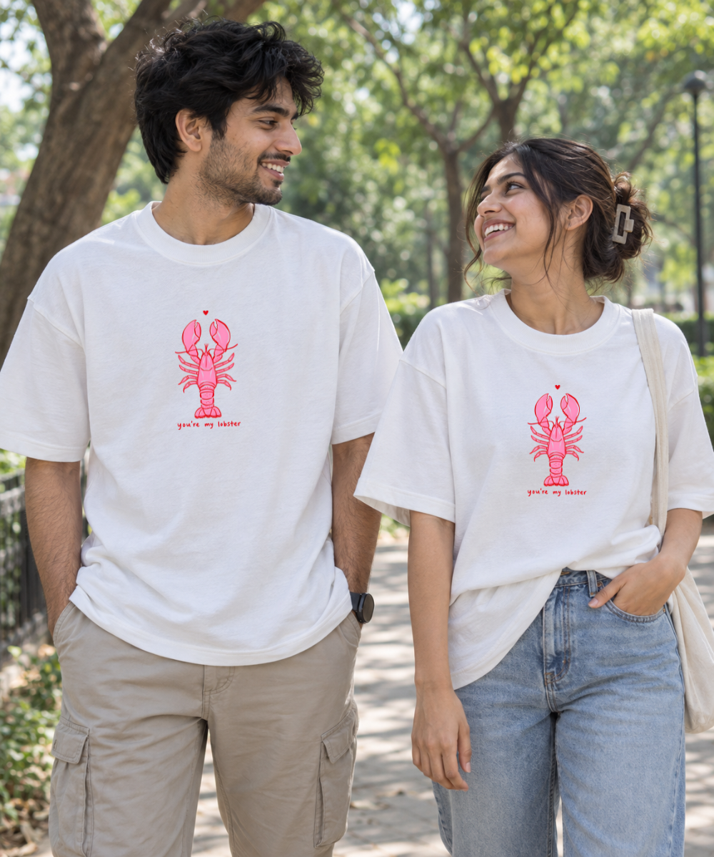 You're My Lobster – Couple Oversized Fit T-shirts (Set of 2)