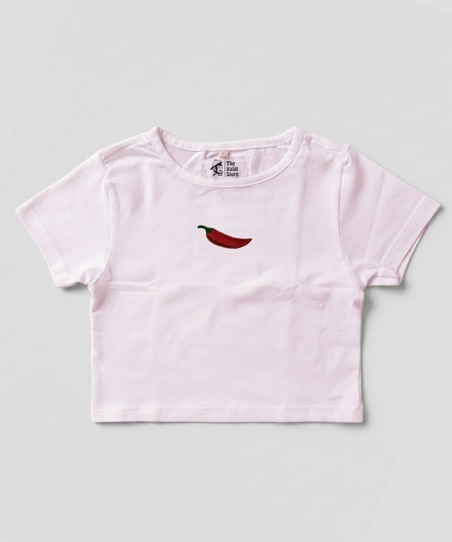 Too Hot To Handle 🌶 Embroidered Baby Tee