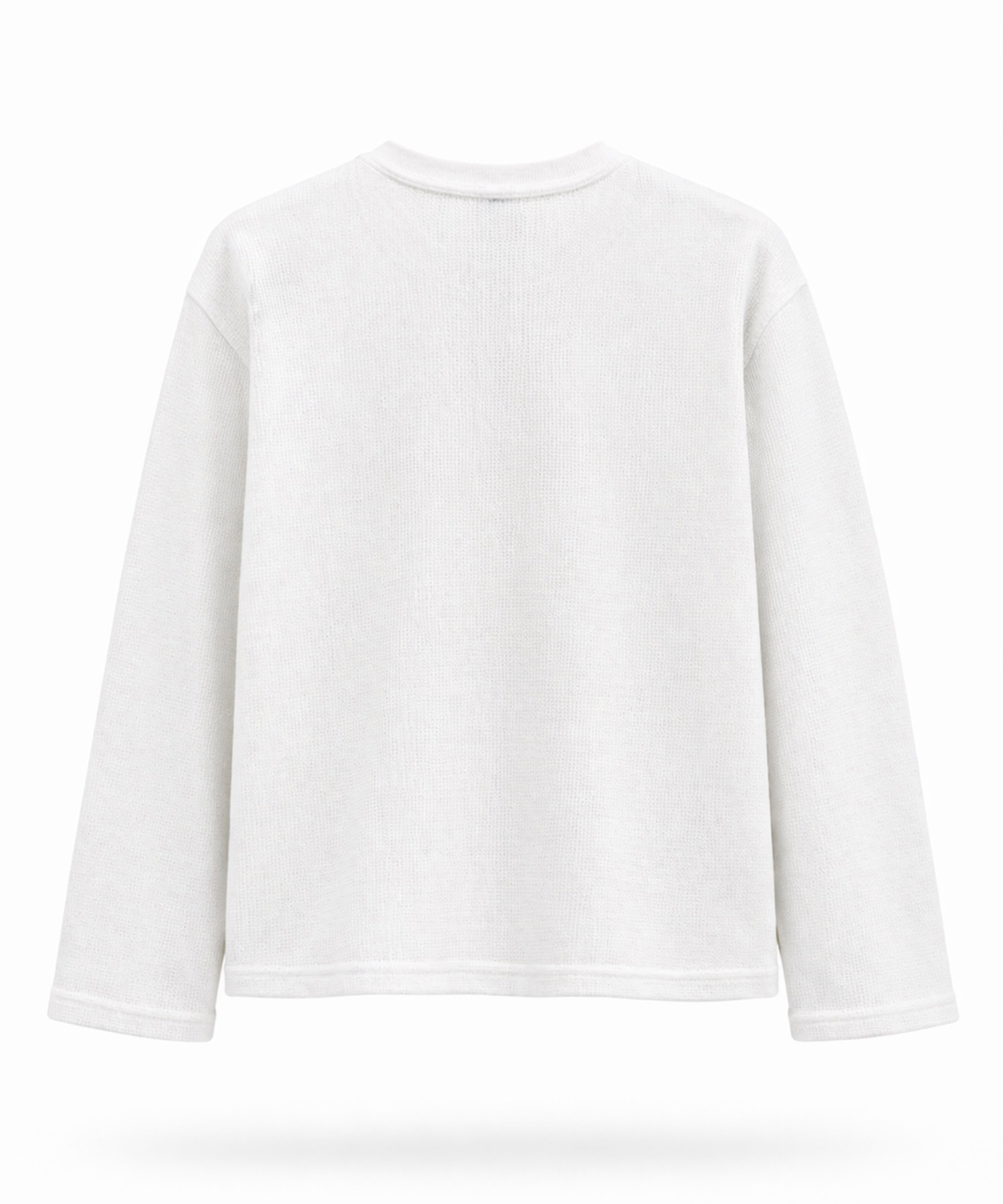 The Habit Store Henley Waffle Knit Full Sleeve