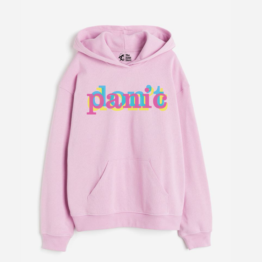 "Don't Panic - Oversized Winter Dreams: Premium 400 GSM Hoodies"