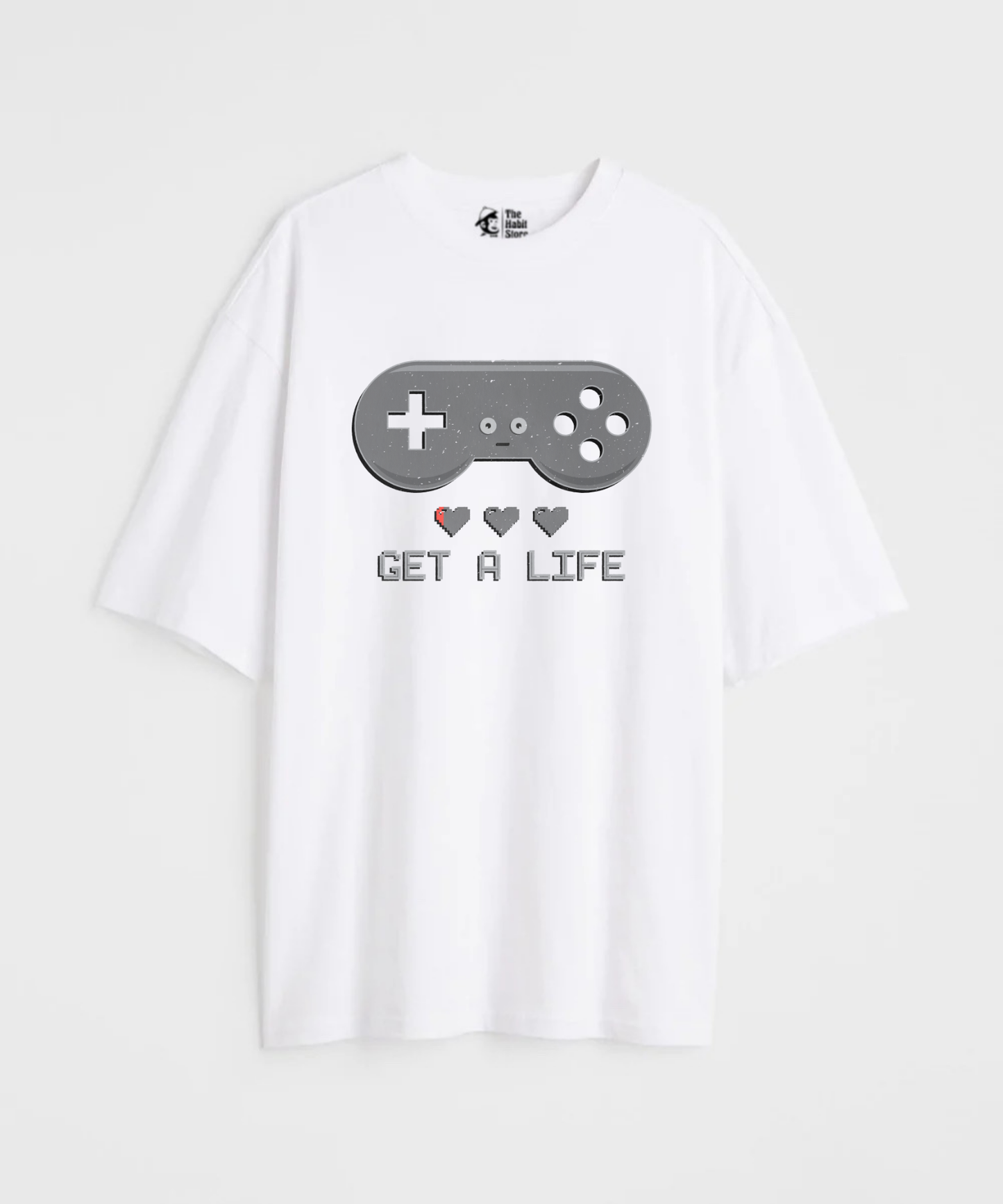 Get A Life 240 GSM Unisex Oversized T-shirt