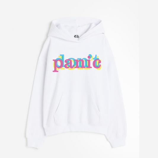 "Don't Panic - Oversized Winter Dreams: Premium 400 GSM Hoodies"