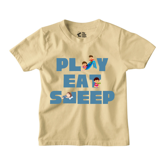 Play Eat Sleep Kids' T-Shirts for Nonstop Smiles!