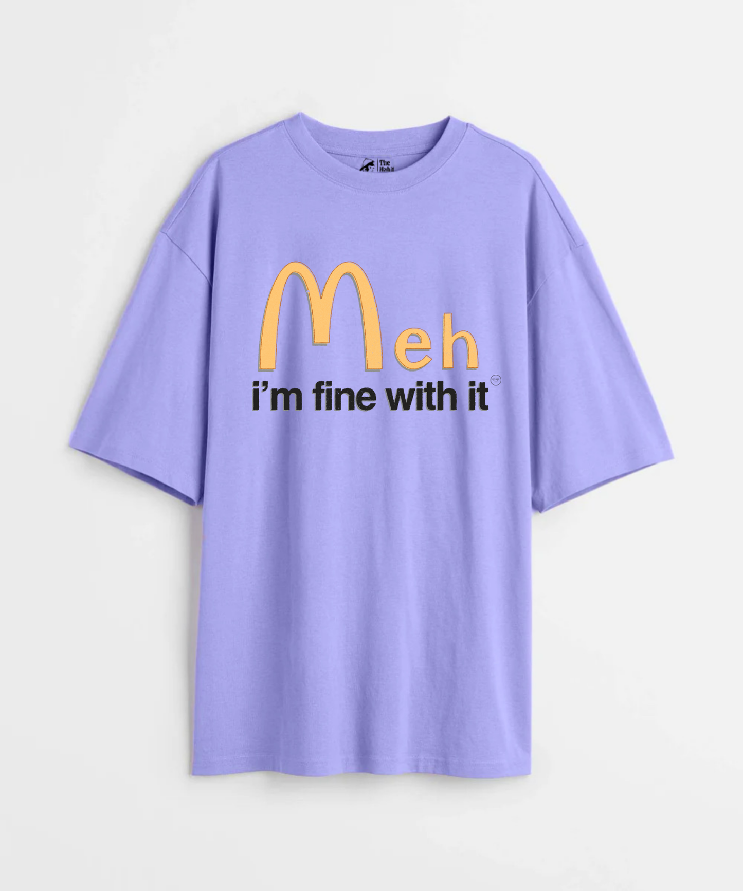 MehDonalds 240 GSM Unisex Oversized T-shirt