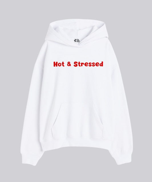 Hot & Stressed - Oversized Winter Dreams: Premium 400 GSM Hoodies