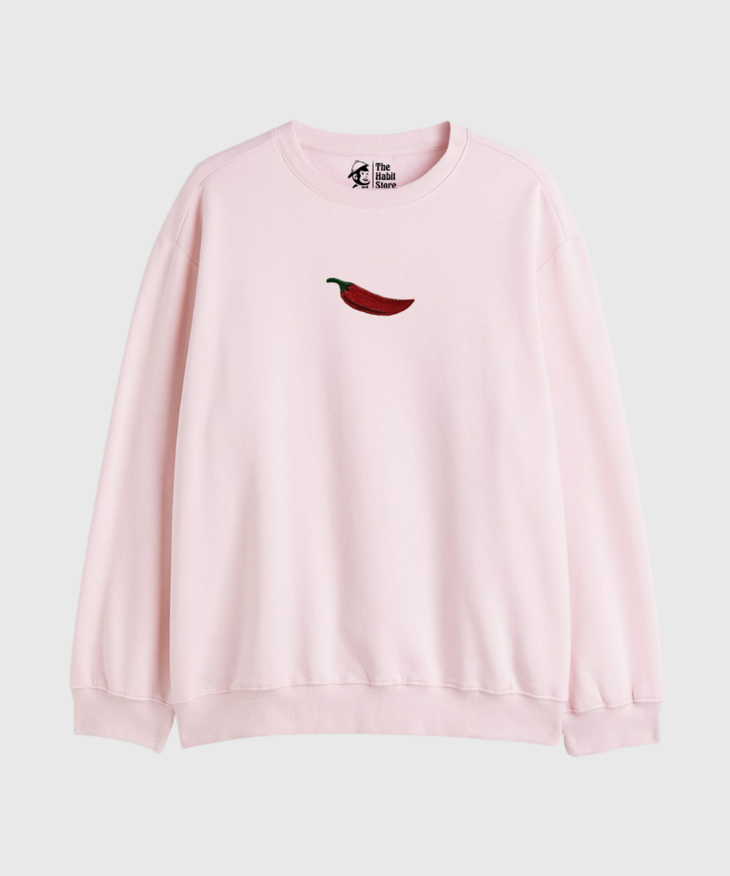 Too Hot To Handle 🌶 Embroidered - Cozy Delight: Winter Bliss Unisex Oversized Sweatshirt (400 GSM)