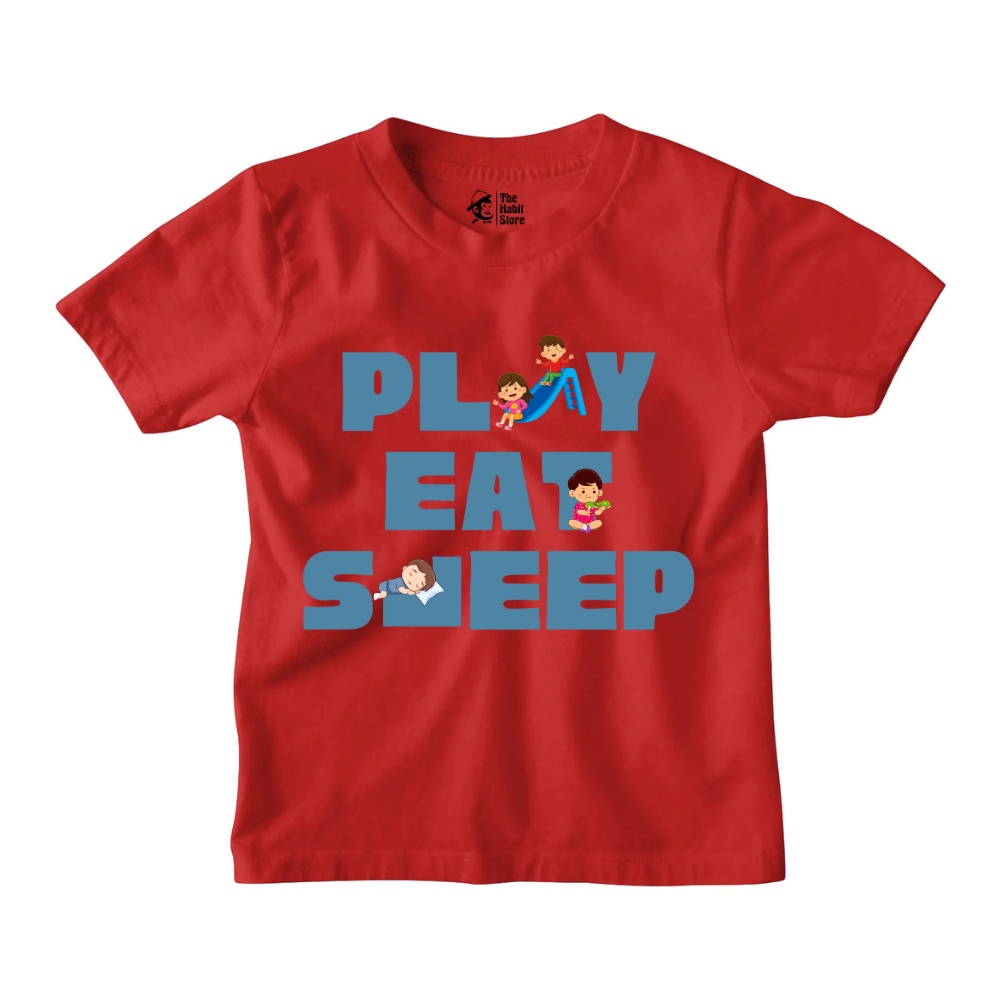 Play Eat Sleep Kids' T-Shirts for Nonstop Smiles!
