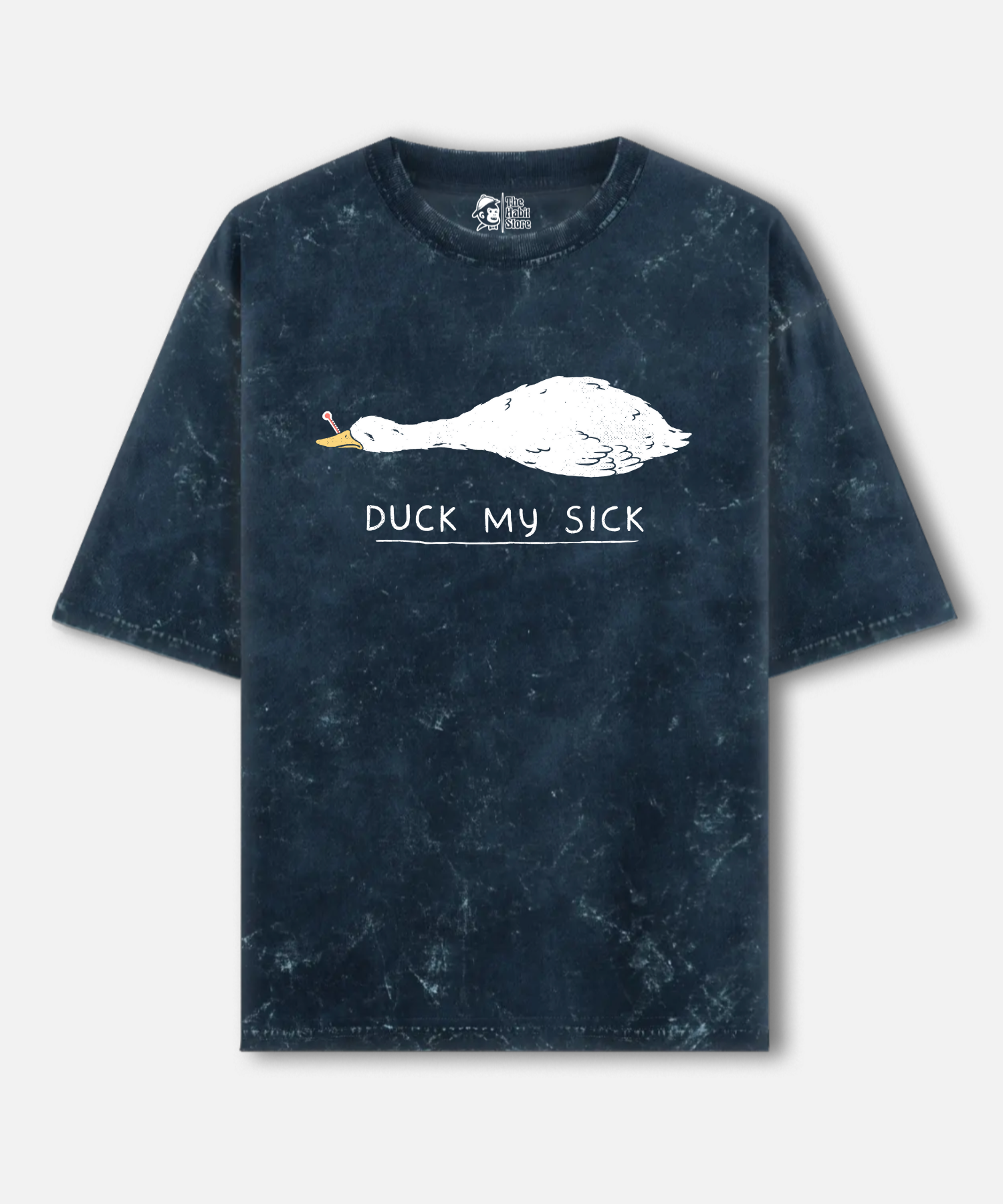 Duck My Sick Acid Wash Oversized T-shirt | 240 GSM