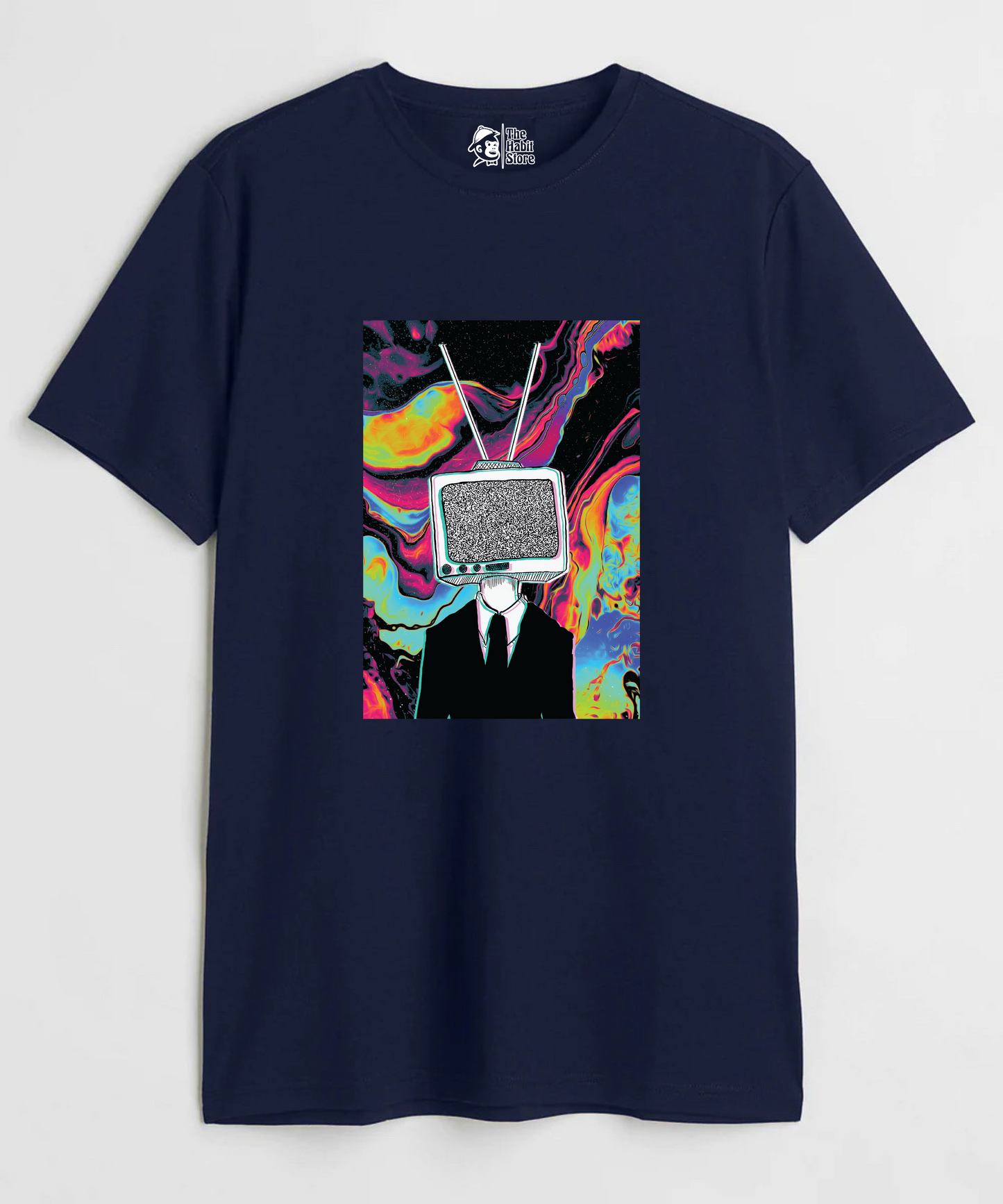 No Disk Unisex Round Neck Half Sleeve T-shirt