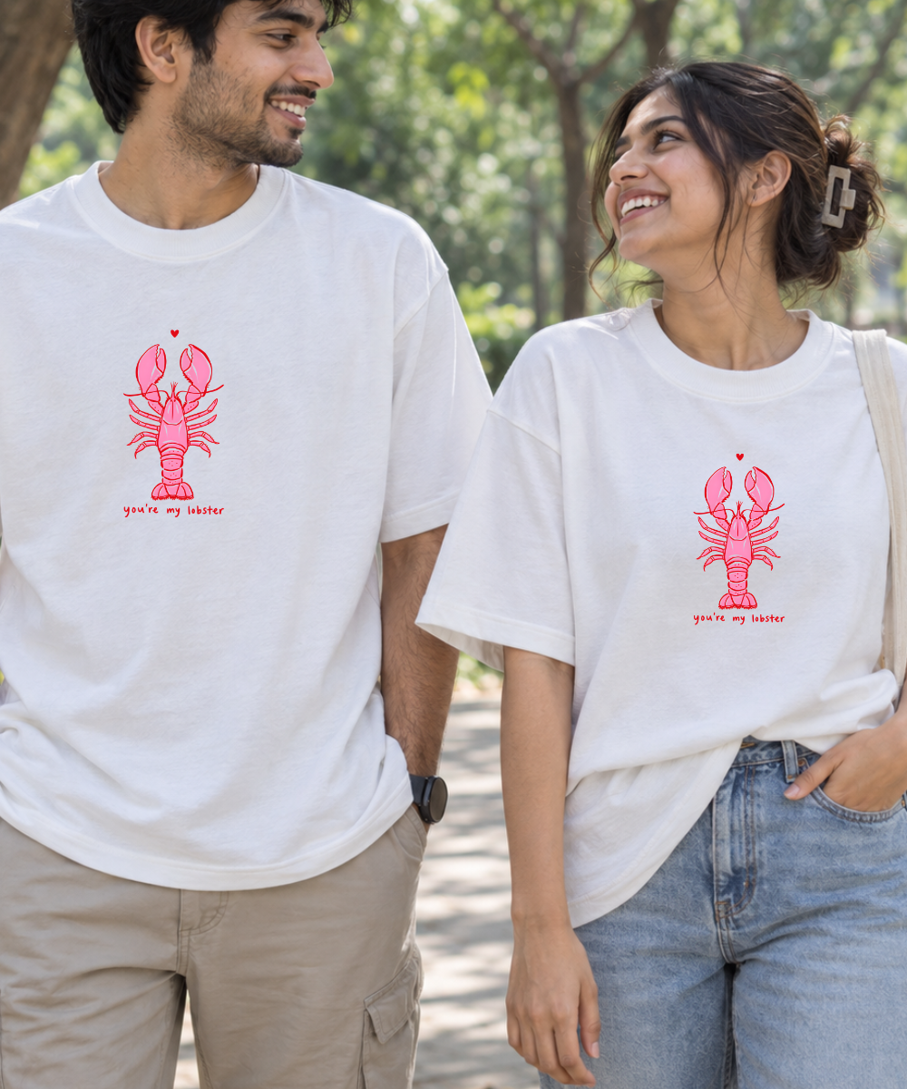 You're My Lobster – Couple Oversized Fit T-shirts (Set of 2)