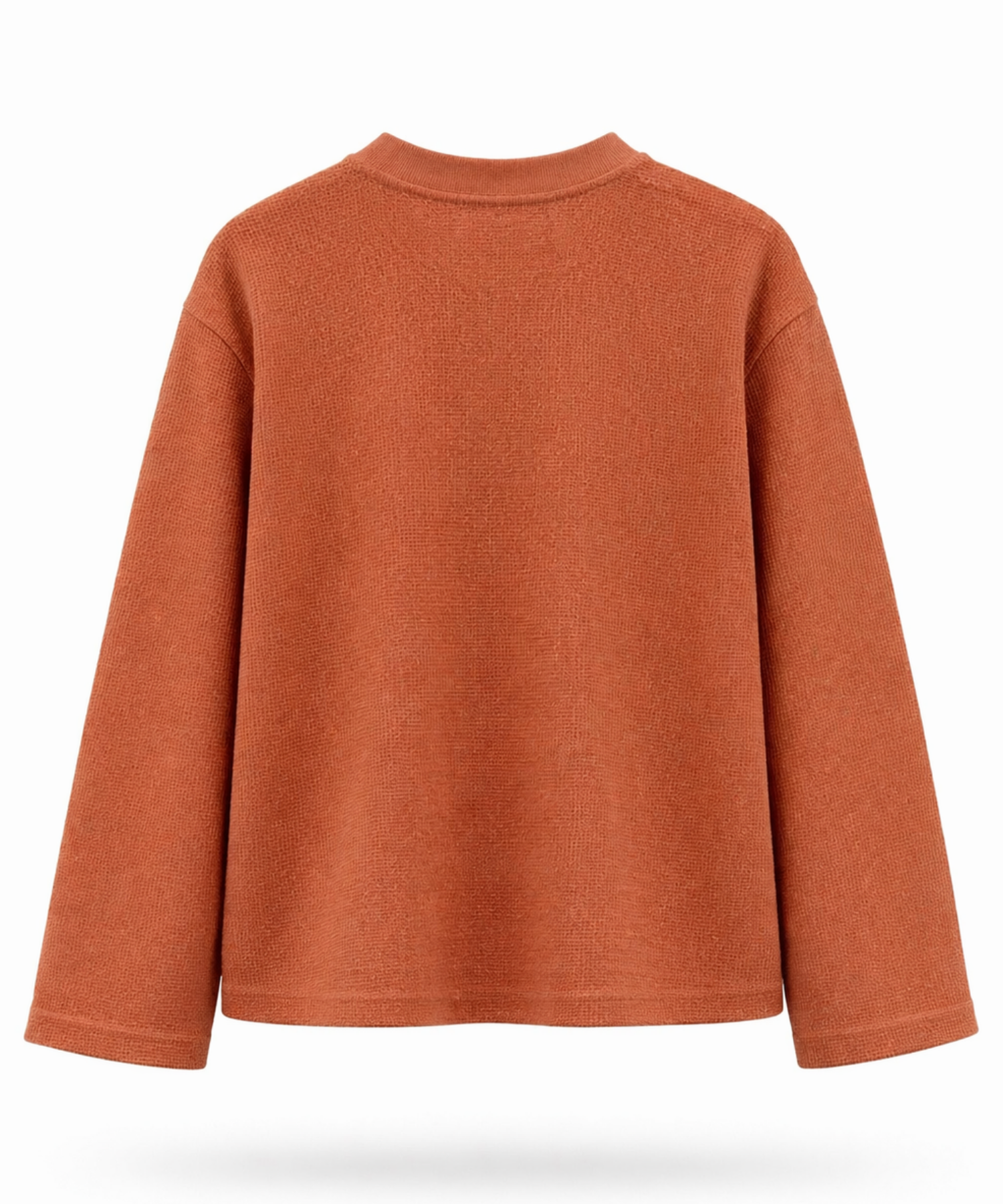But Here's My Number, So Commie Maybe - Waffle Knit Oversized Full Sleeve