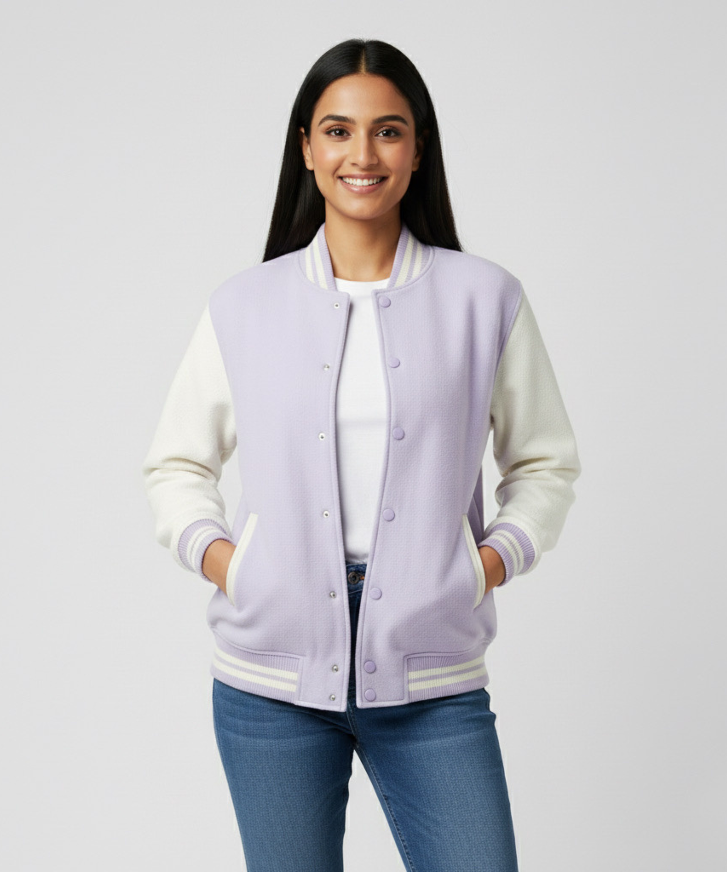 Classic Varsity Jacket | Unisex, Premium Fit - 6 Winter-Ready Colours (300 GSM)