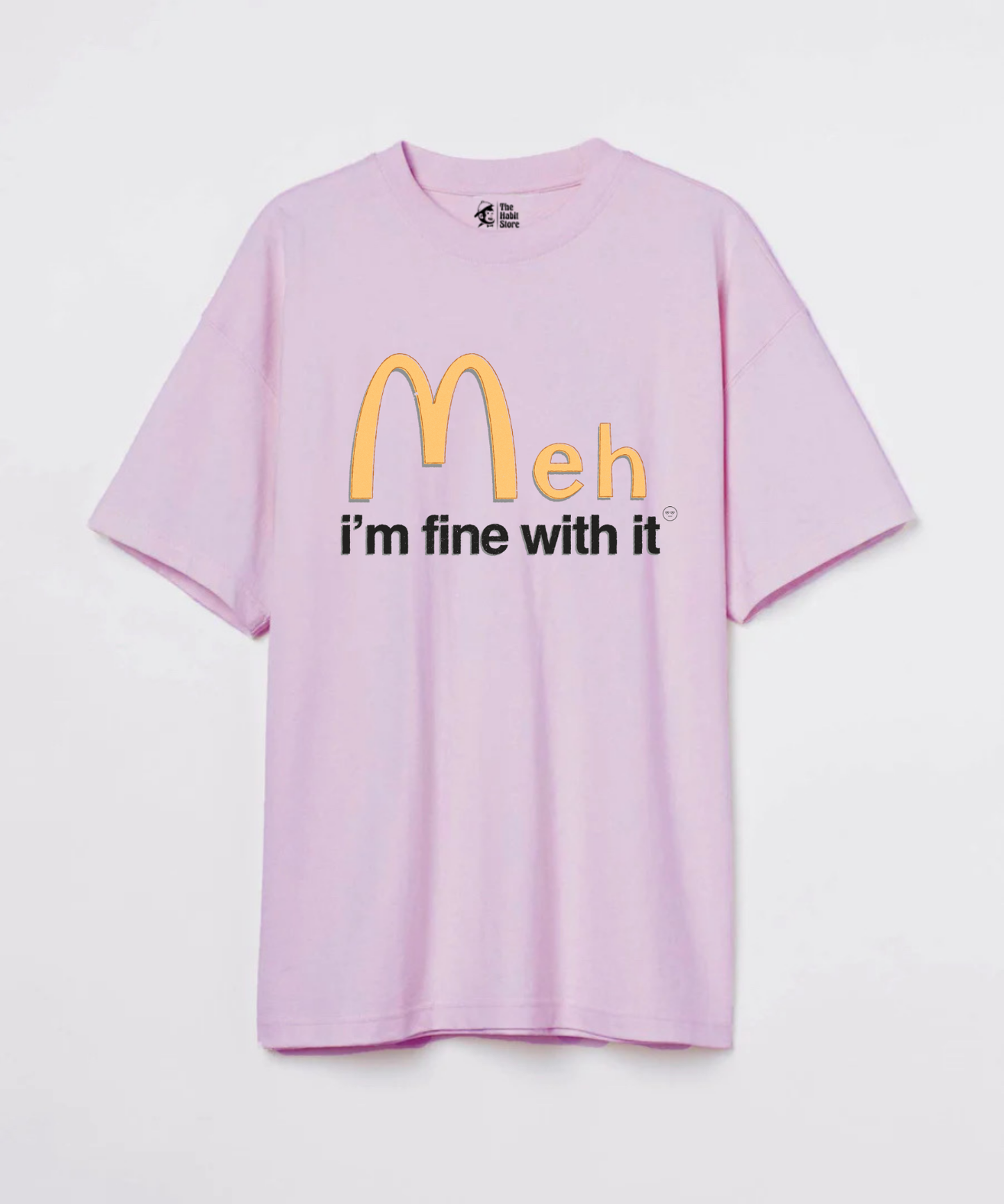 MehDonalds 240 GSM Unisex Oversized T-shirt