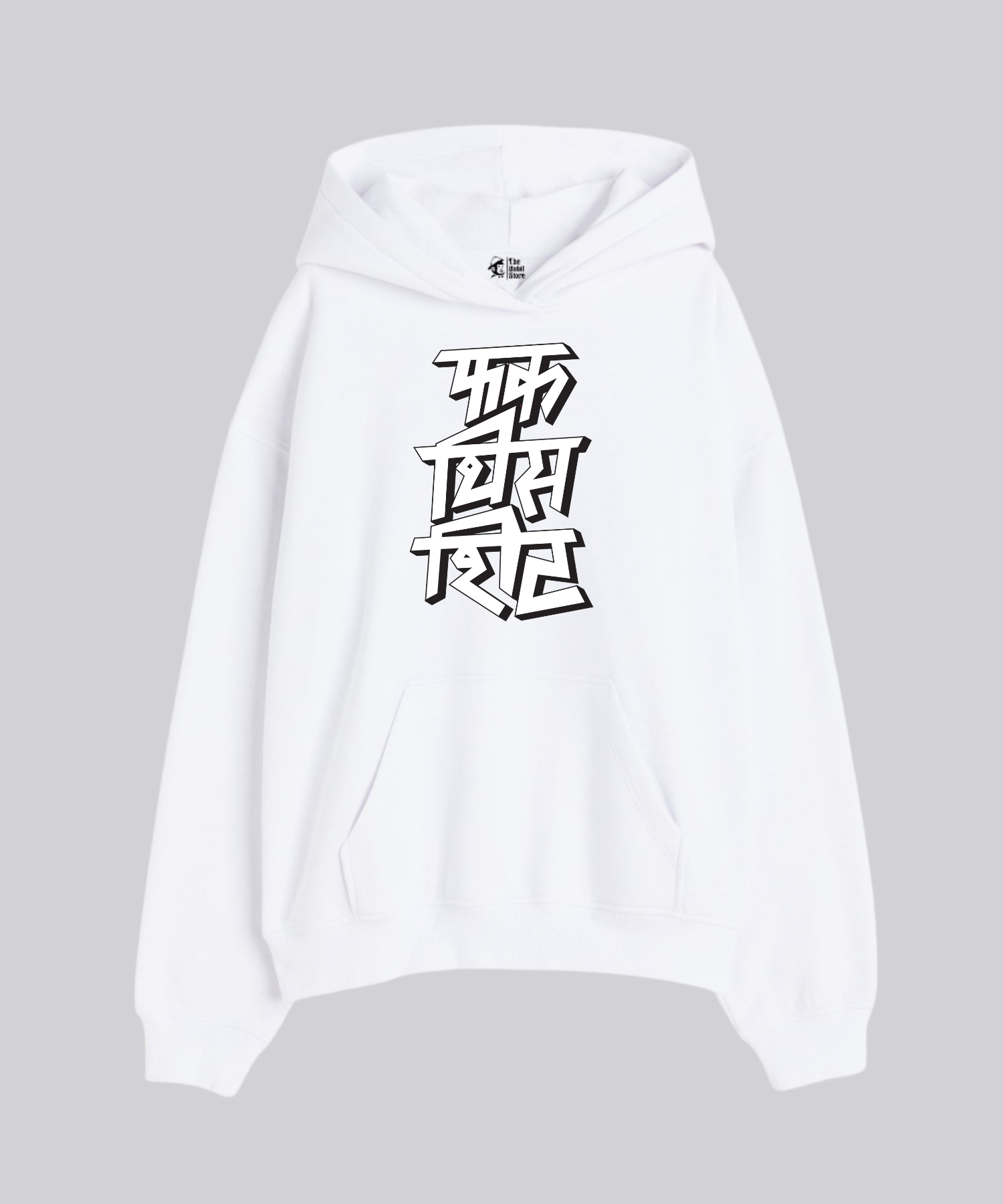 F*ck This Shit - Oversized Winter Dreams: Premium 400 GSM Hoodies - White Edition