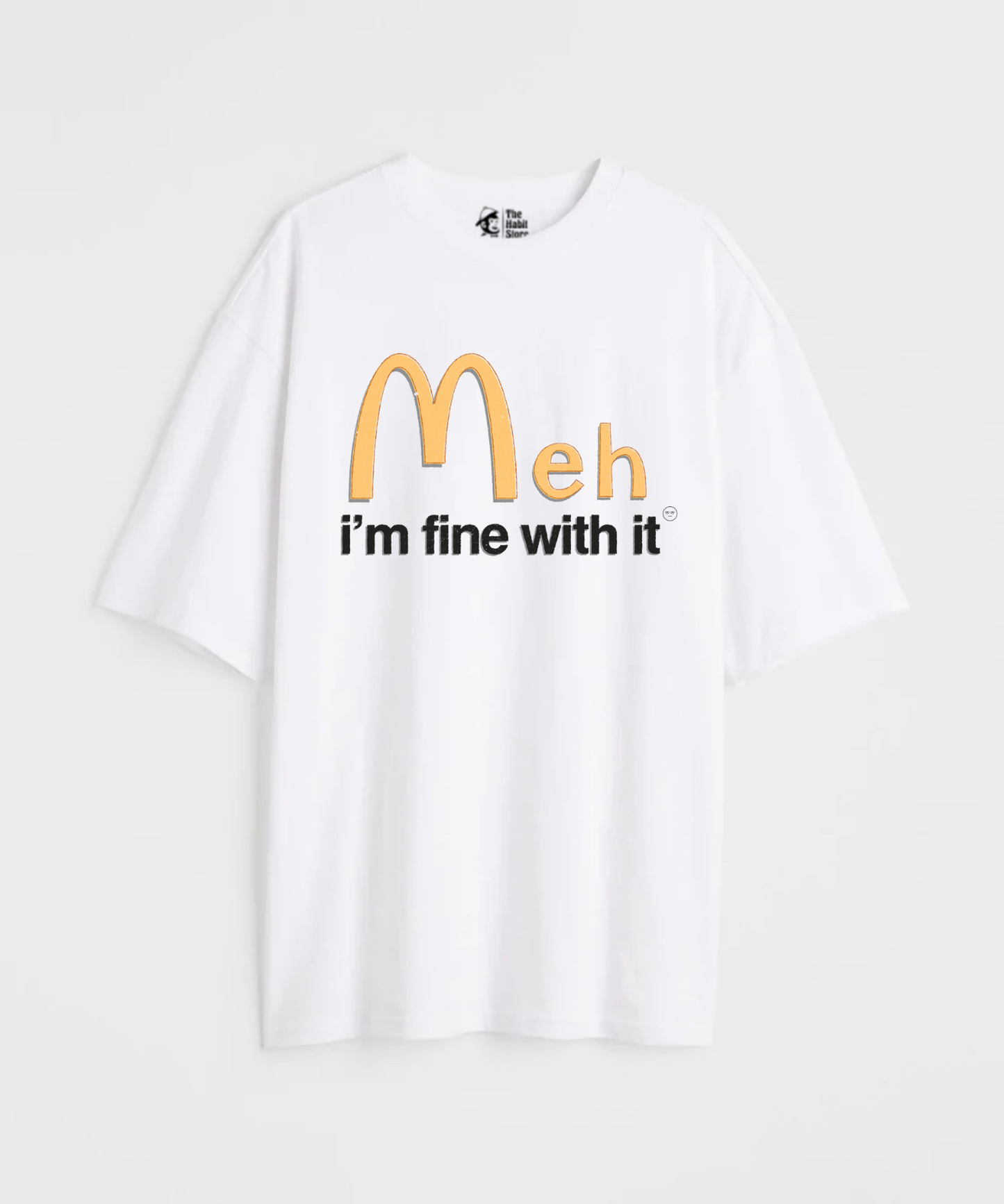 MehDonalds 240 GSM Unisex Oversized T-shirt
