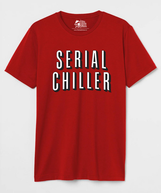 Serial Chiller Unisex Round Neck Half Sleeve T-shirt