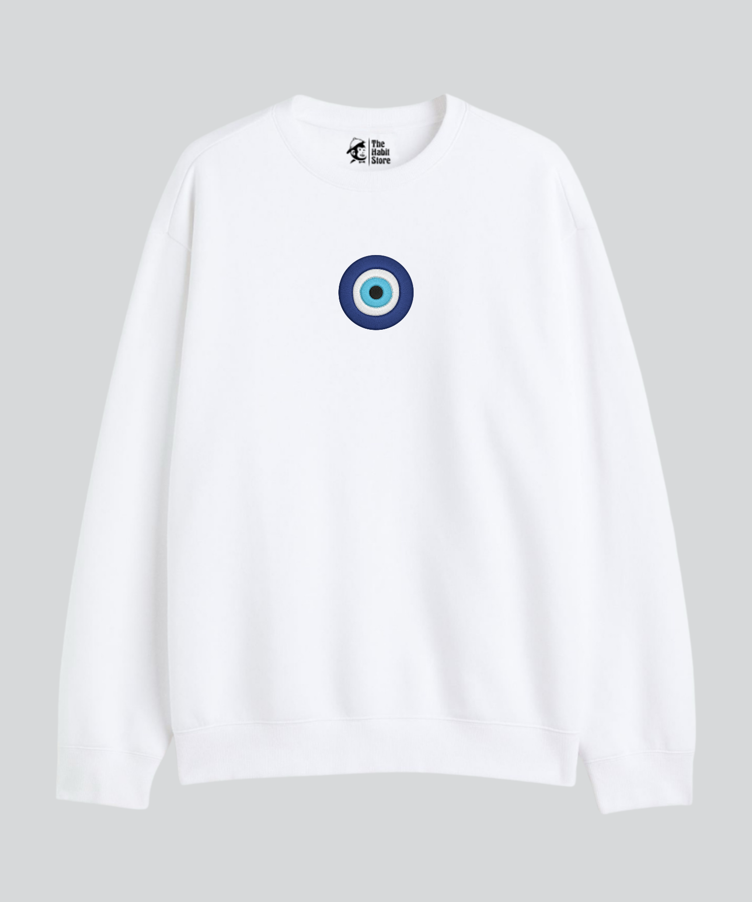 Good Vibes Only 🧿 Embroidered - Cozy Delight: Winter Bliss Unisex Oversized Sweatshirt (400 GSM)