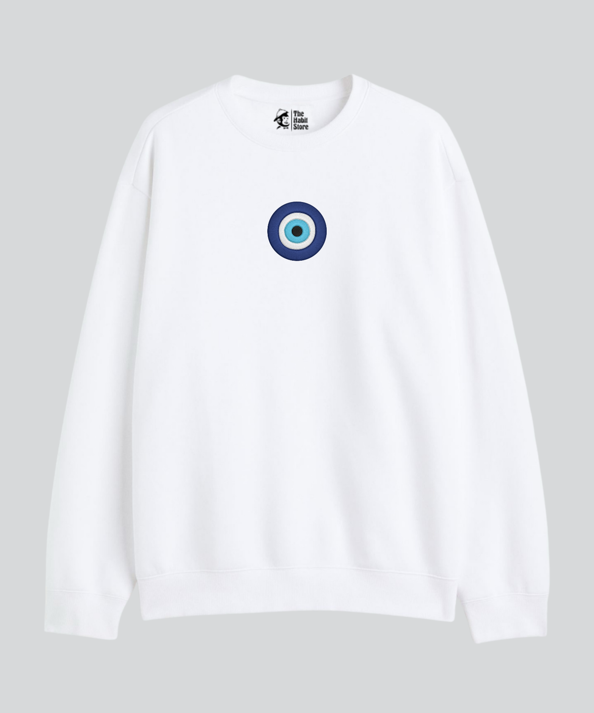 Good Vibes Only 🧿 Embroidered - Cozy Delight: Winter Bliss Unisex Oversized Sweatshirt (400 GSM)