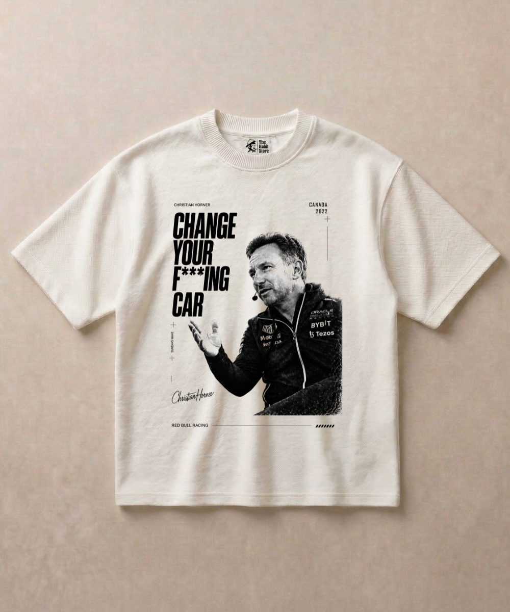 I Just Did — Premium F1 French Terry Oversized T-shirt