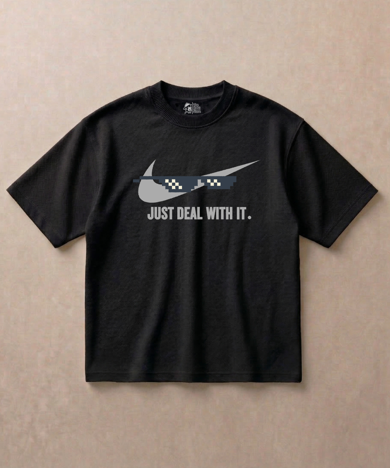 Just Deal With It - Premium French Terry Oversized T-shirt