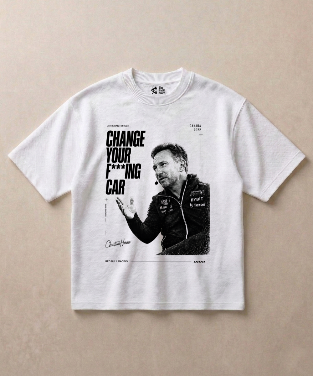 I Just Did — Premium F1 French Terry Oversized T-shirt