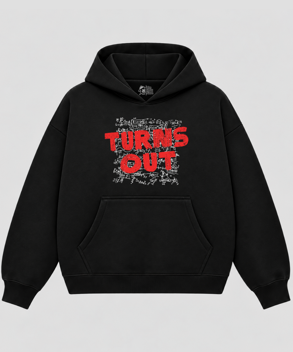 None Of This Shit Matters Anymore - Black Boxy Hoodie – 100% Cotton Fleece