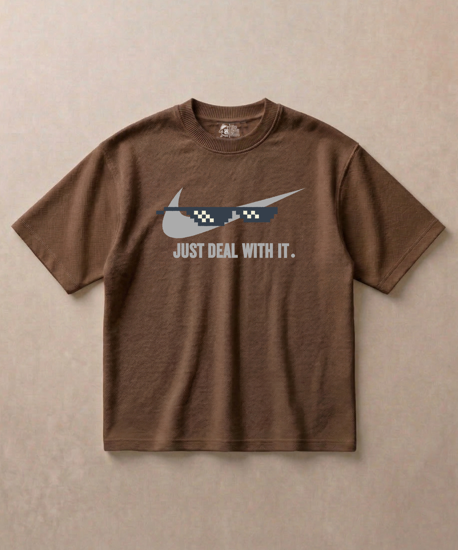 Just Deal With It - Premium French Terry Oversized T-shirt