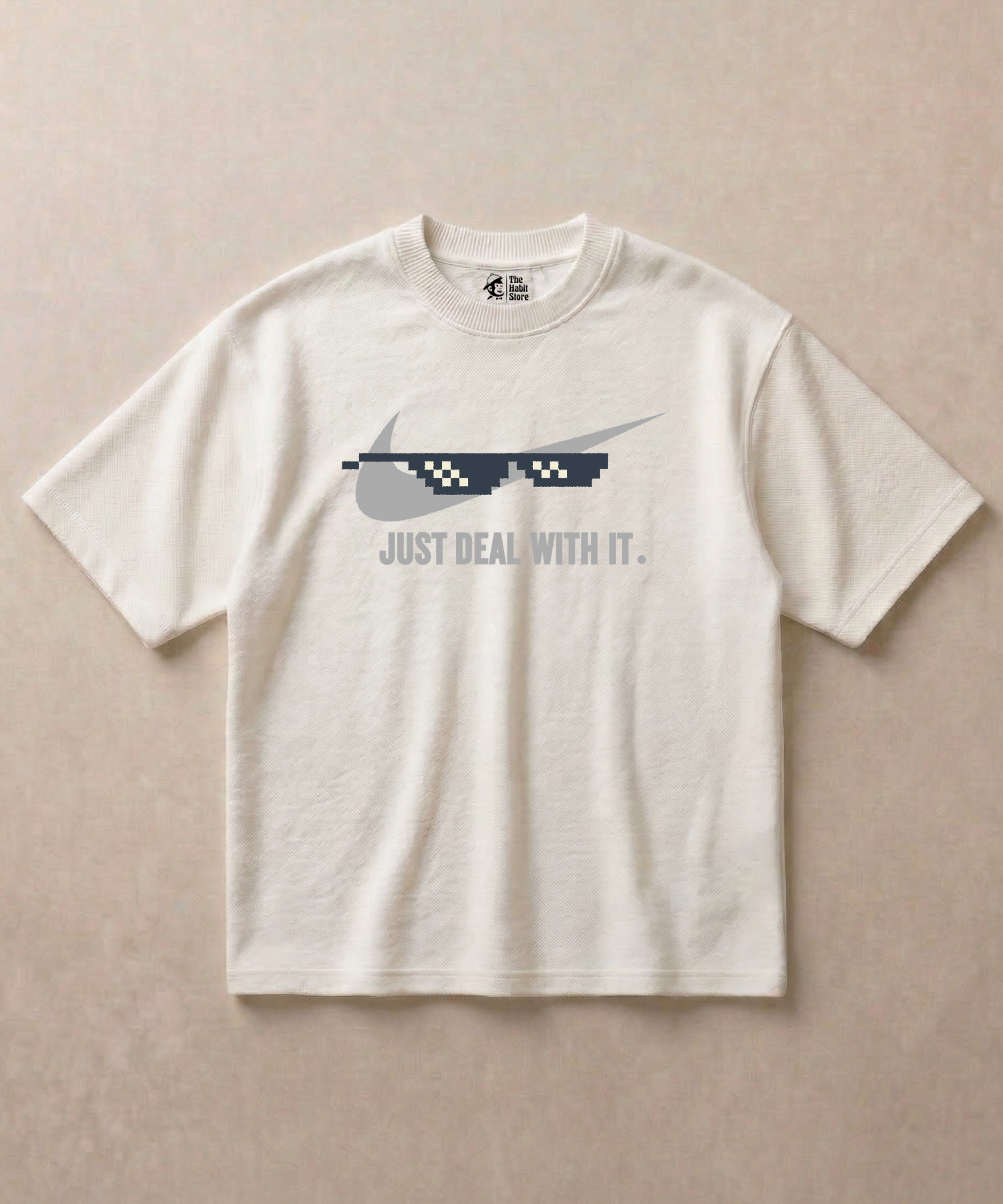 Just Deal With It - Premium French Terry Oversized T-shirt