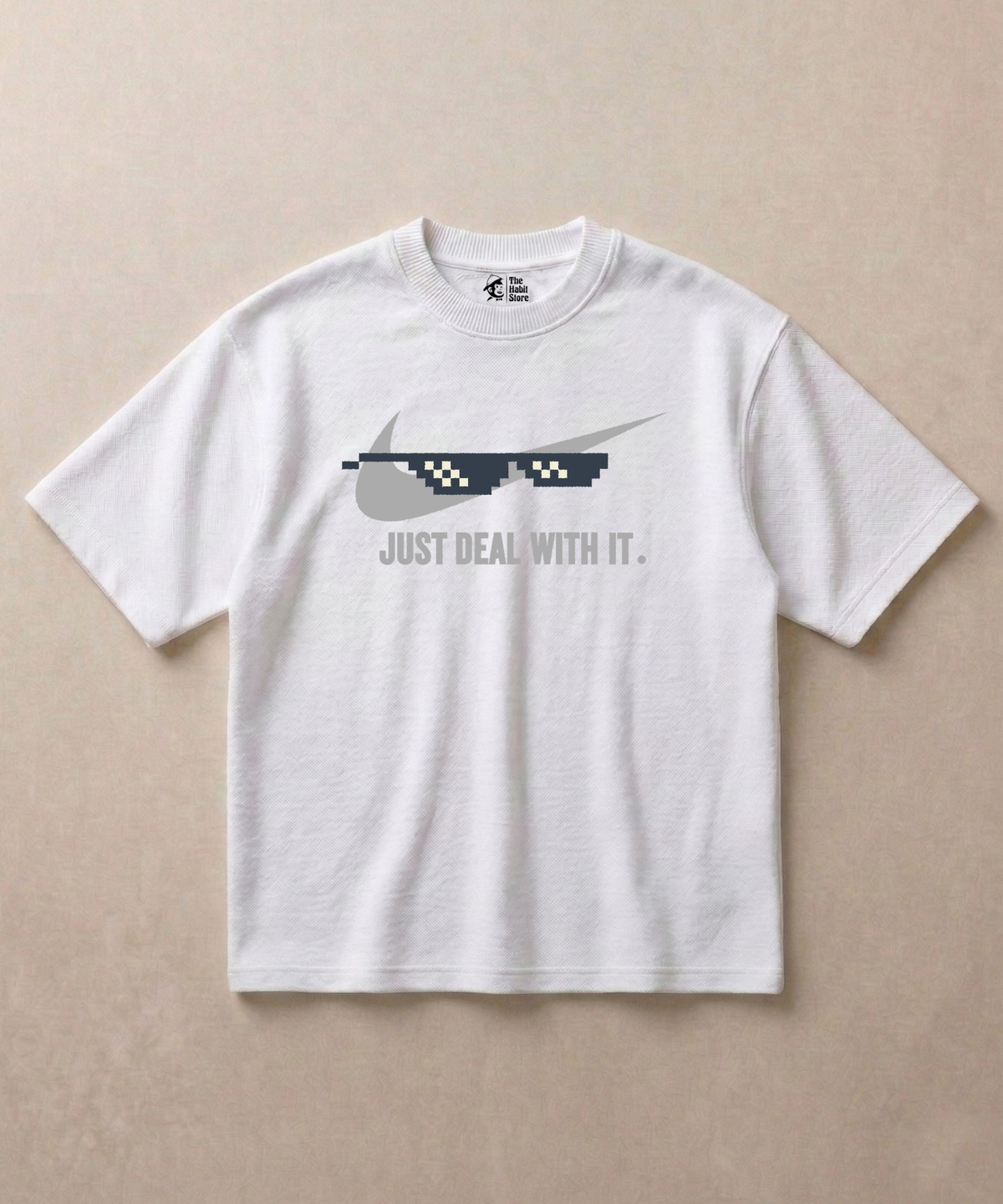 Just Deal With It - Premium French Terry Oversized T-shirt