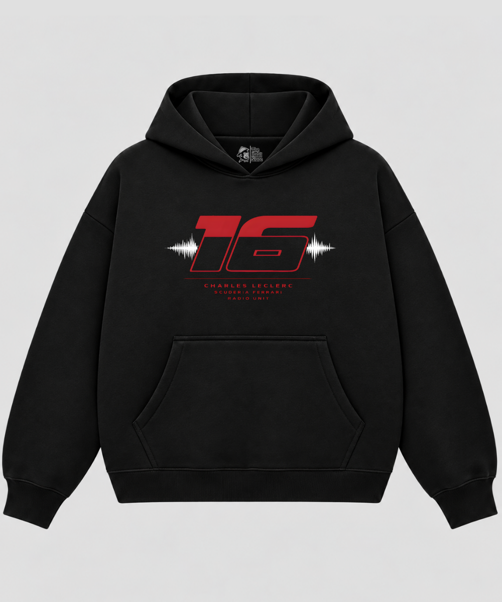 Full Of Water – Black Boxy Hoodie – 100% Cotton Fleece