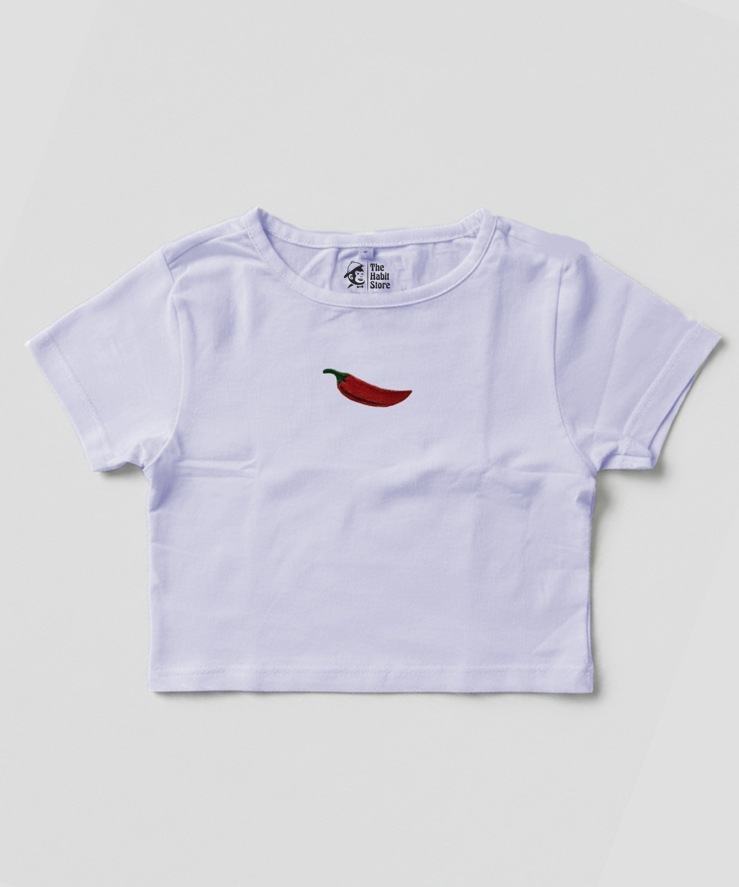 Too Hot To Handle 🌶 Embroidered Baby Tee