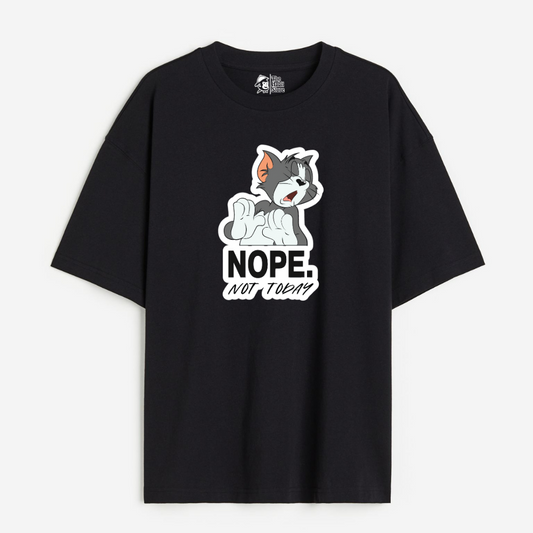 Nope Not Today Lightweight 180 GSM Unisex Oversized T-shirts