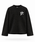 Habit Star Waffle Knit Oversized Full Sleeve