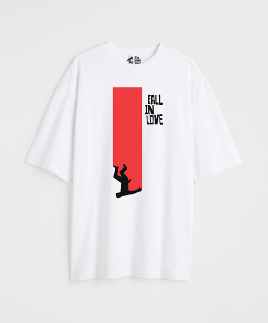 Fall in Love 240 GSM Unisex Oversized T-shirt