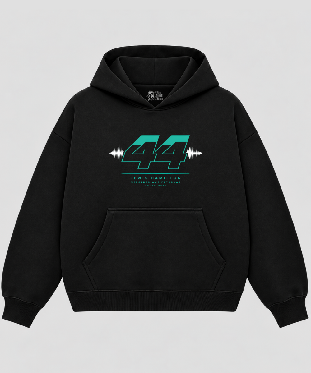 Hammer Time – Black Boxy Hoodie – 100% Cotton Fleece